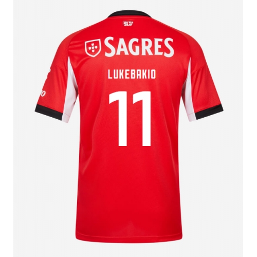 Billige Fotballdrakt Benfica Dodi Lukebakio #11 Replika Hjemmedrakt 2025-26 Kortermet Billige Fotballdrakt Benfica Dodi Lukebakio #11 Replika Hjemmedrakt 2025-26 Kortermet